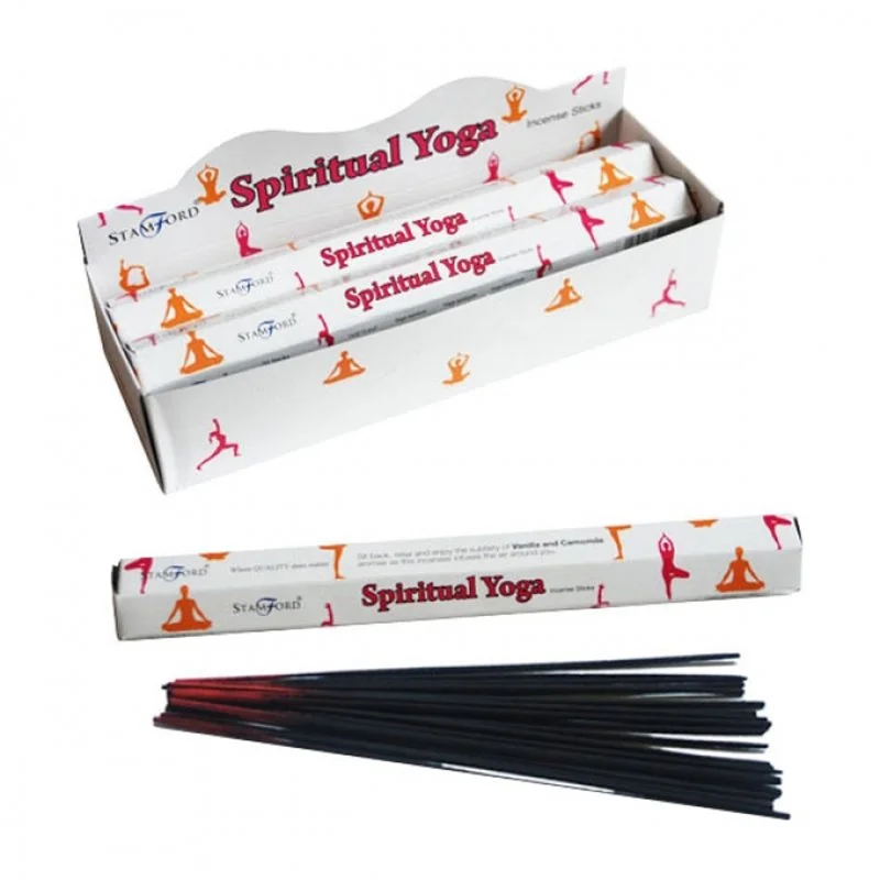 Pack of 20 hand‑rolled vanilla sandalwood incense sticks in a compact wooden box – cruelty‑free, vegan