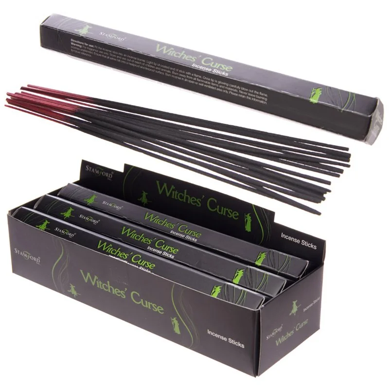 Black incense sticks scented with aloe vera incense sticks forming a bundle, with cruelty‑free and vegan symbols.