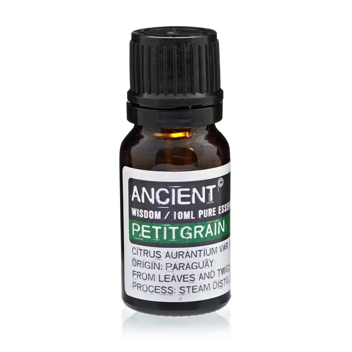 10 ml bottle of Petitgrain aromatherapy oil