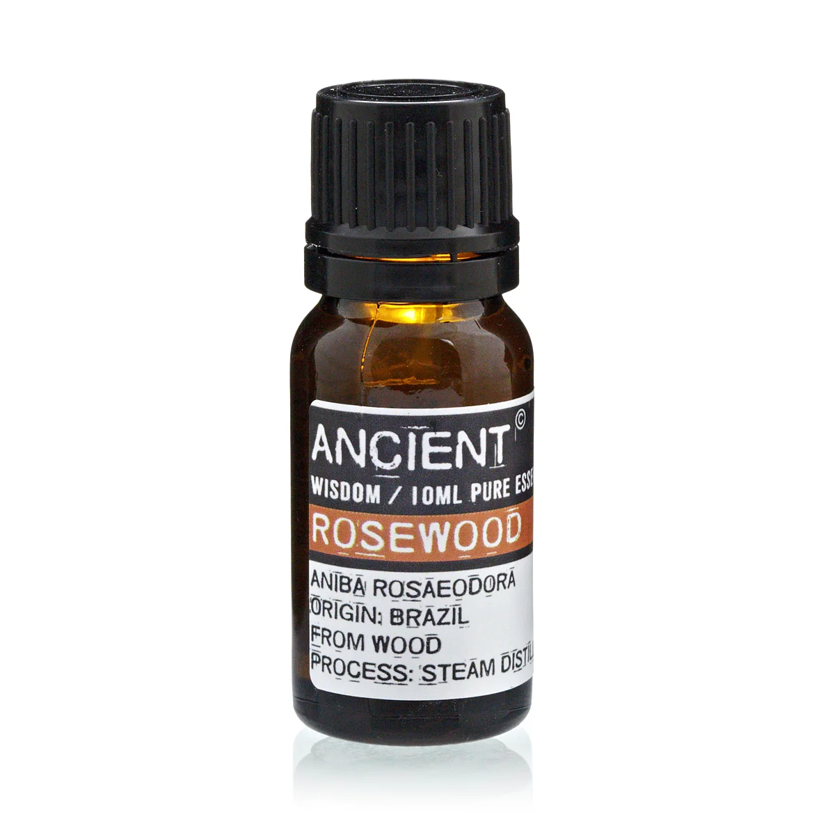 10 ml bottle of natural rosewood oil