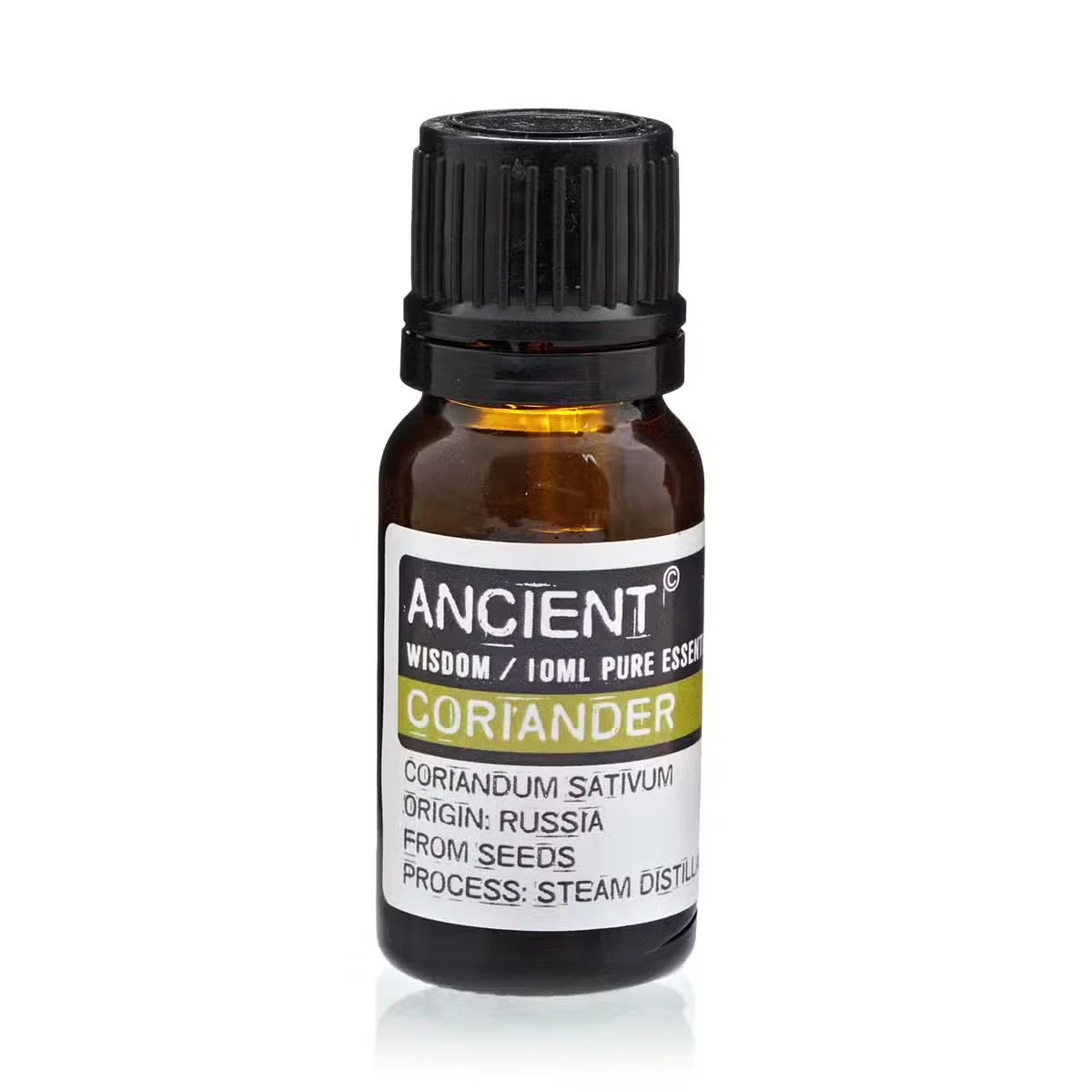10 ml bottle of essential oil coriander