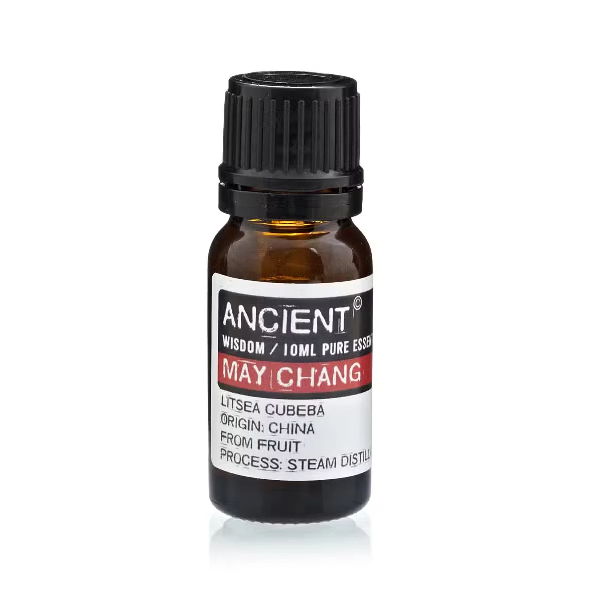 10ml May Chang aromatherapy oil bottle.