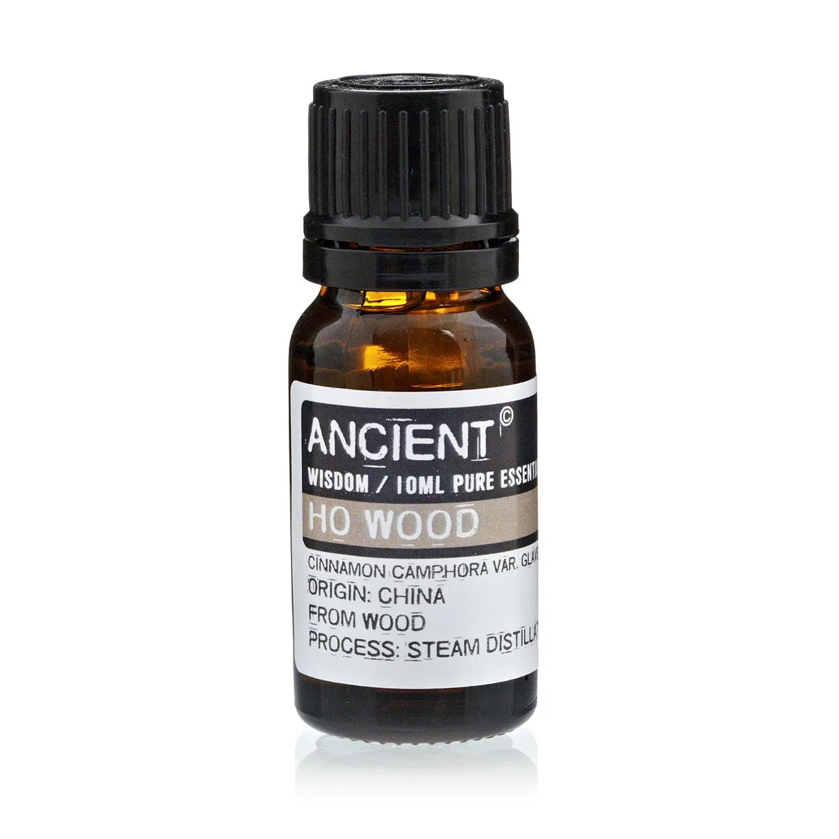 10 ml bottle of Ho Wood essential oil