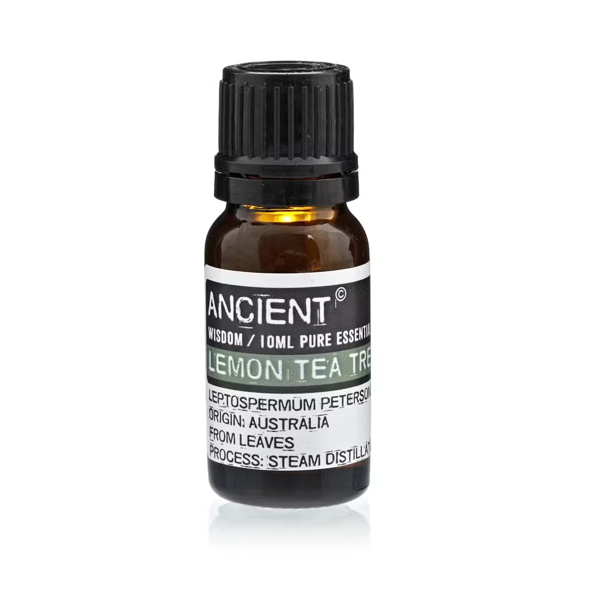 10 ml bottle of lemon tea tree aromatherapy oil
