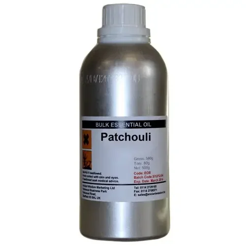 Bulk patchouli oil 0.5kg.