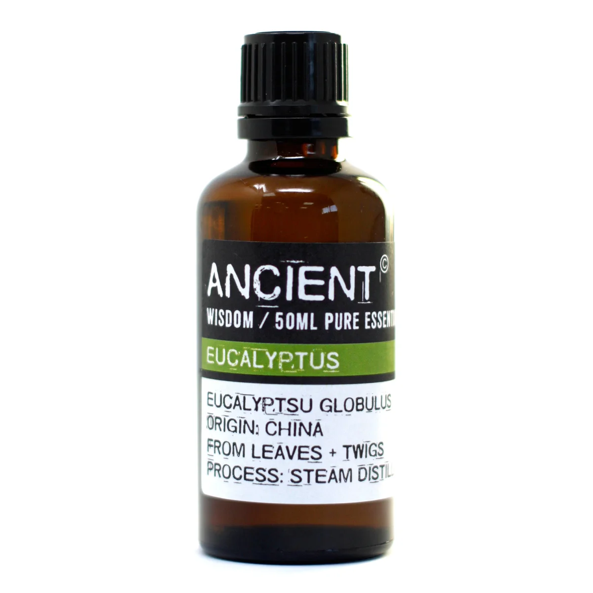 Eucalyptus oil bottle labeled 50ml