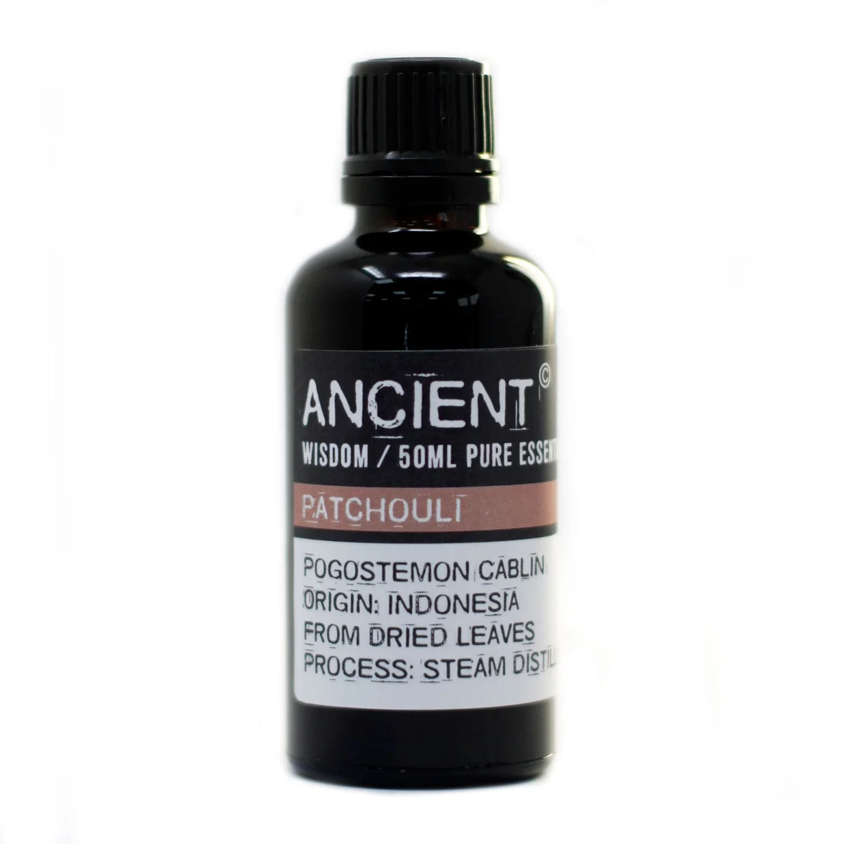 Patchouli essential oil 50ml bottle