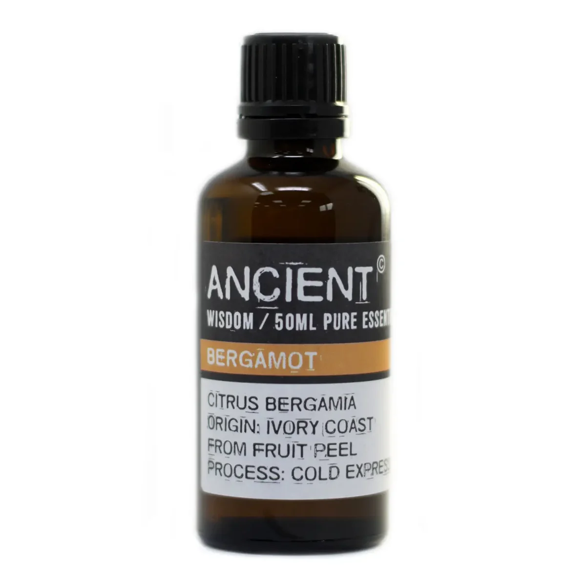 Bergamot oil 50ml bottle (label says FCF)