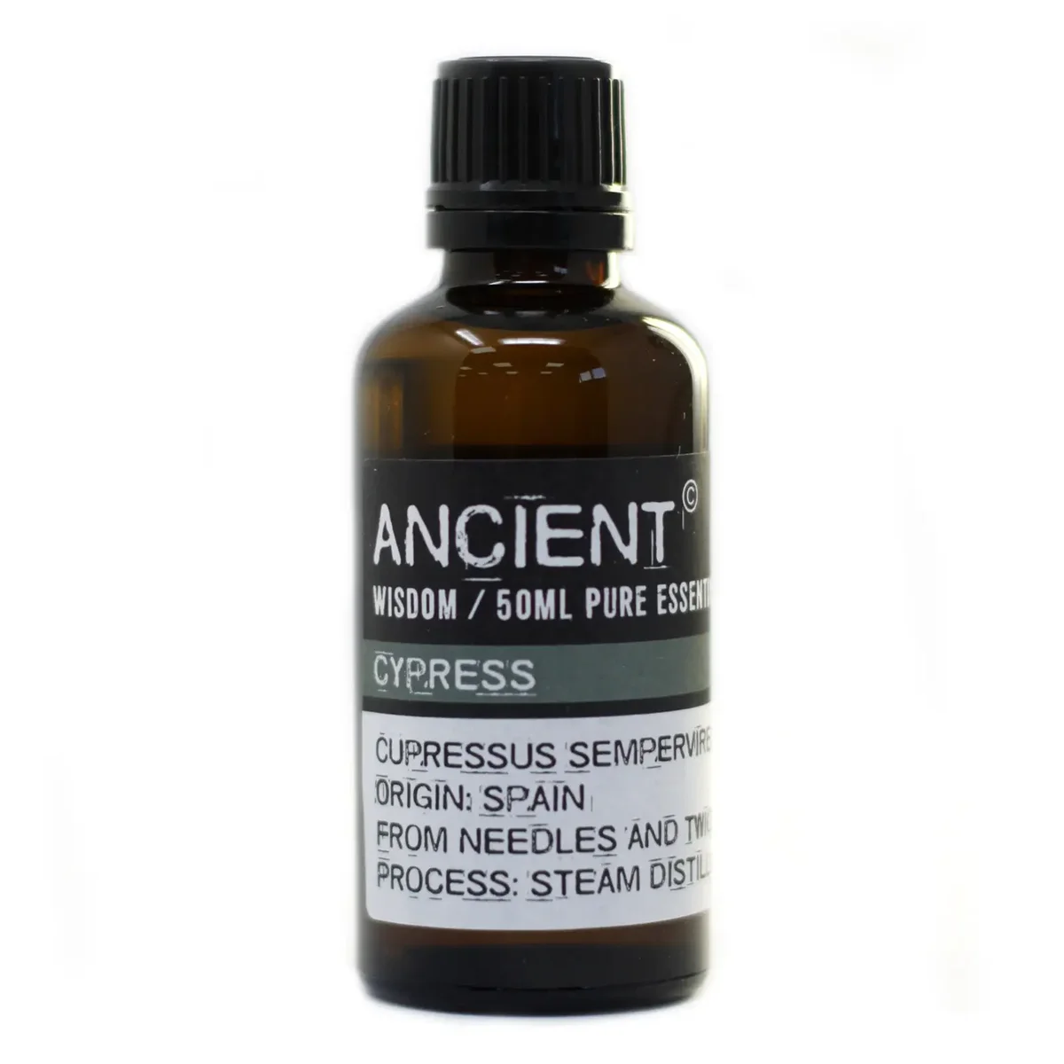 Bottle of cypress oil 50ml