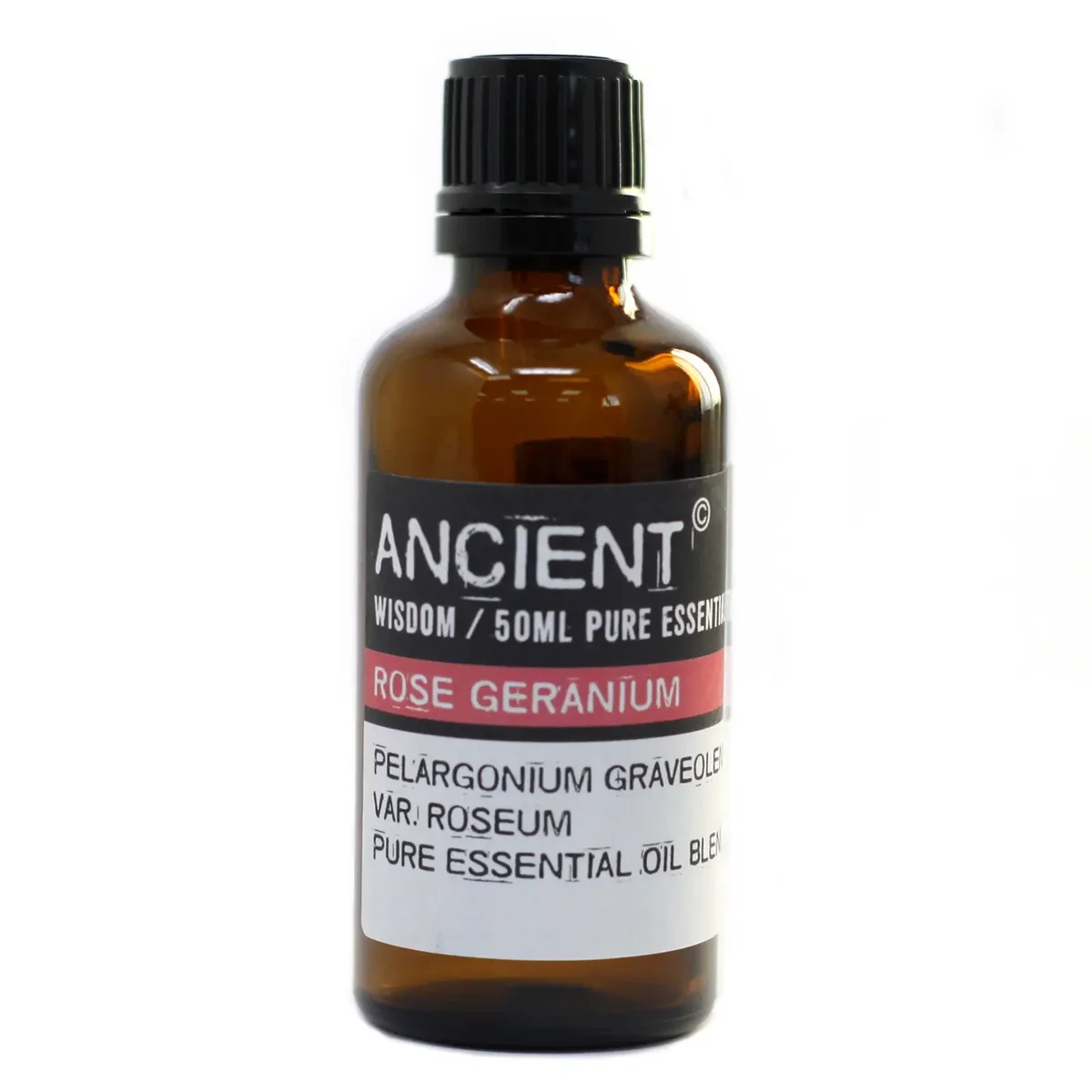 50ml rose geranium oil bottle