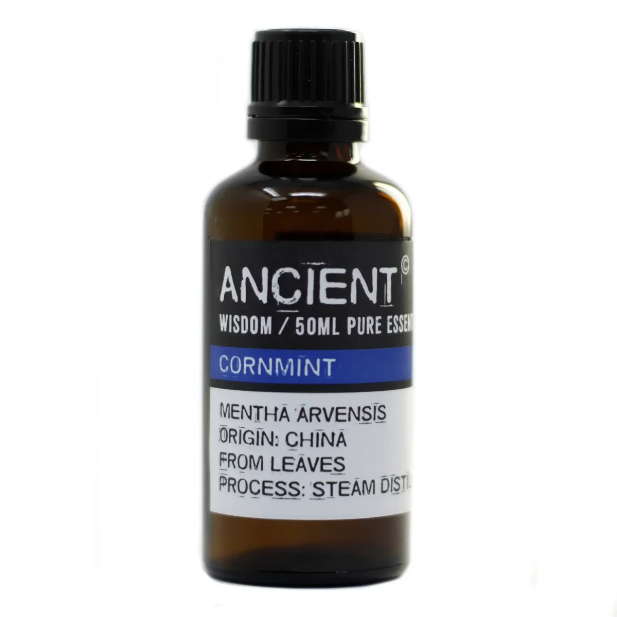 Cornmint oil 50ml bottle.