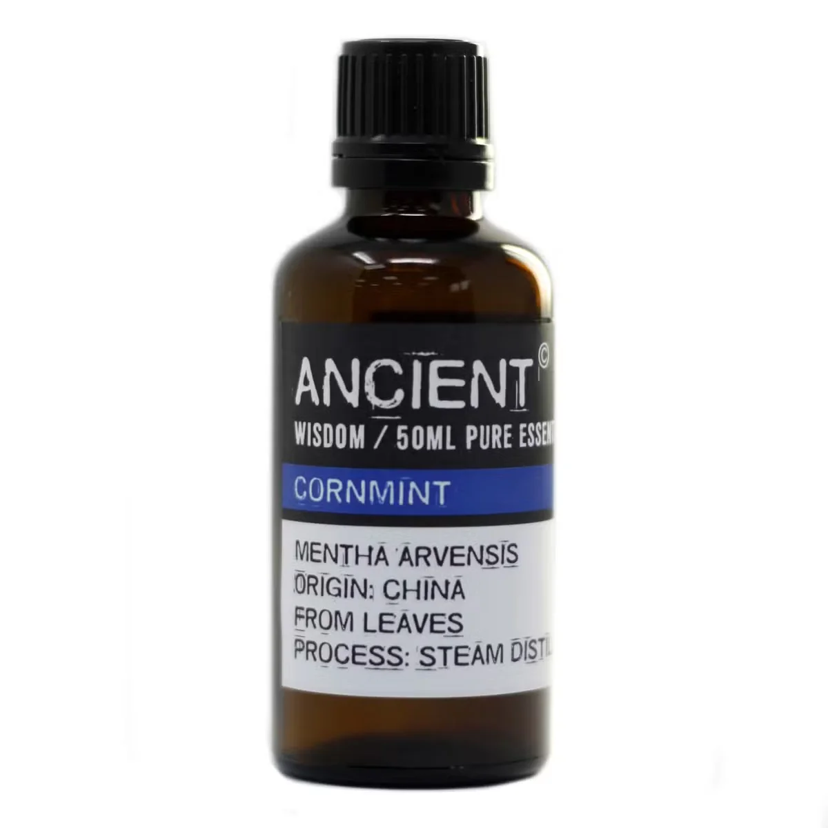 Cornmint 50ml essential oil bottle.