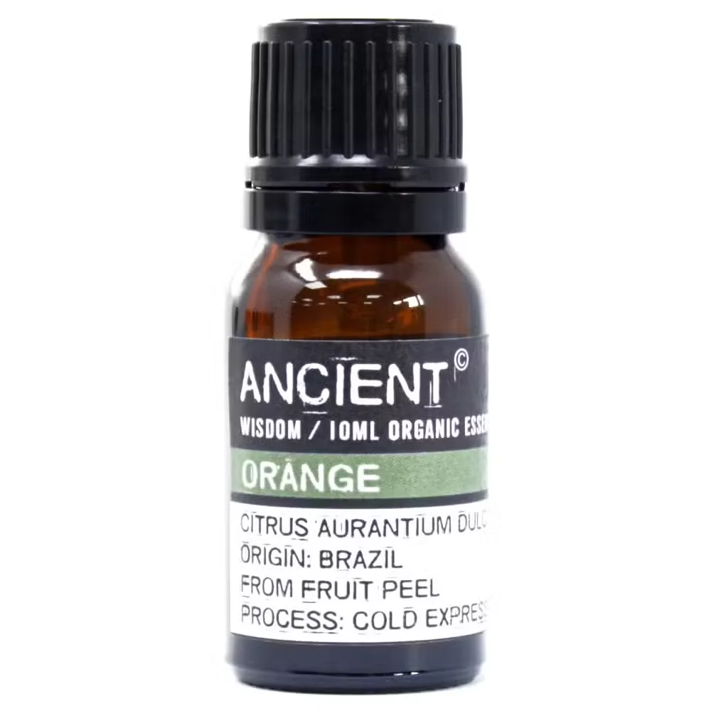 Orange organic essential oil 10ml bottle