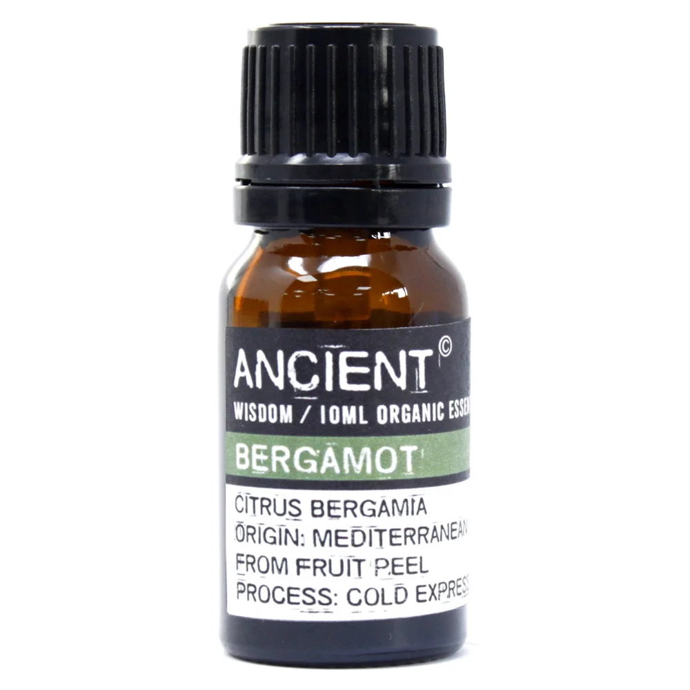 10ml bergamot organic essential oil bottle
