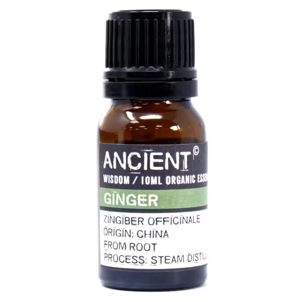 10ml ginger organic essential oil bottle