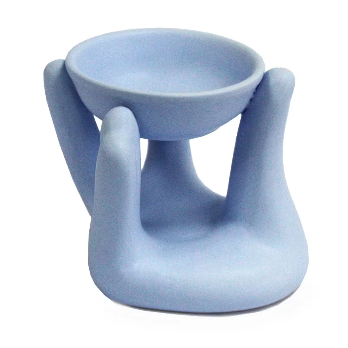 Blue decorative oil burner from Open Hands