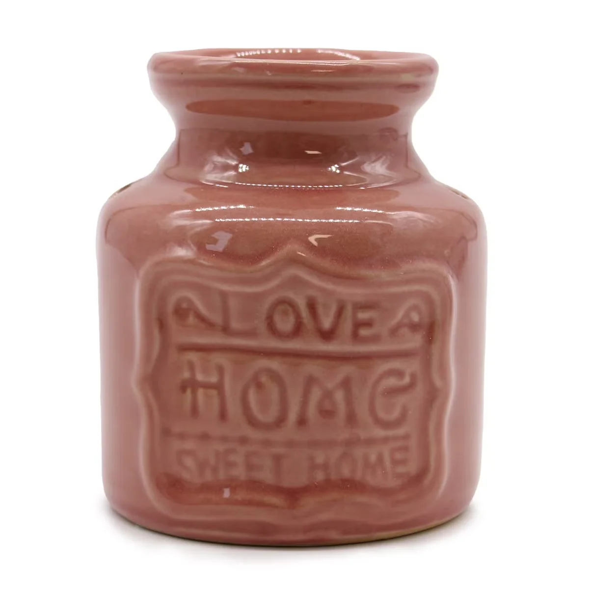 Large oil burner for home with Love Home Sweet Home label.