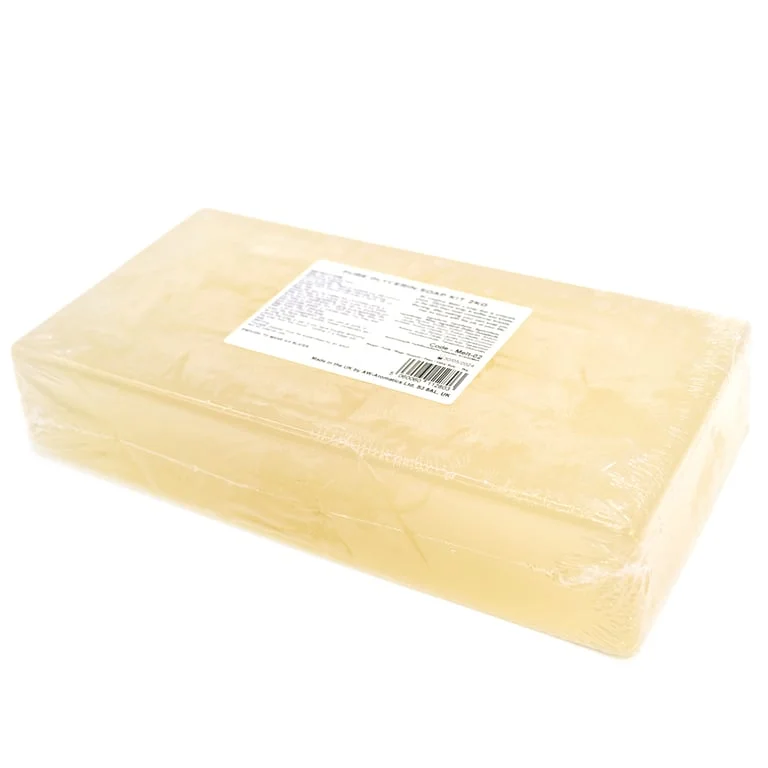 2kg block of melt and pour soap base ready for use