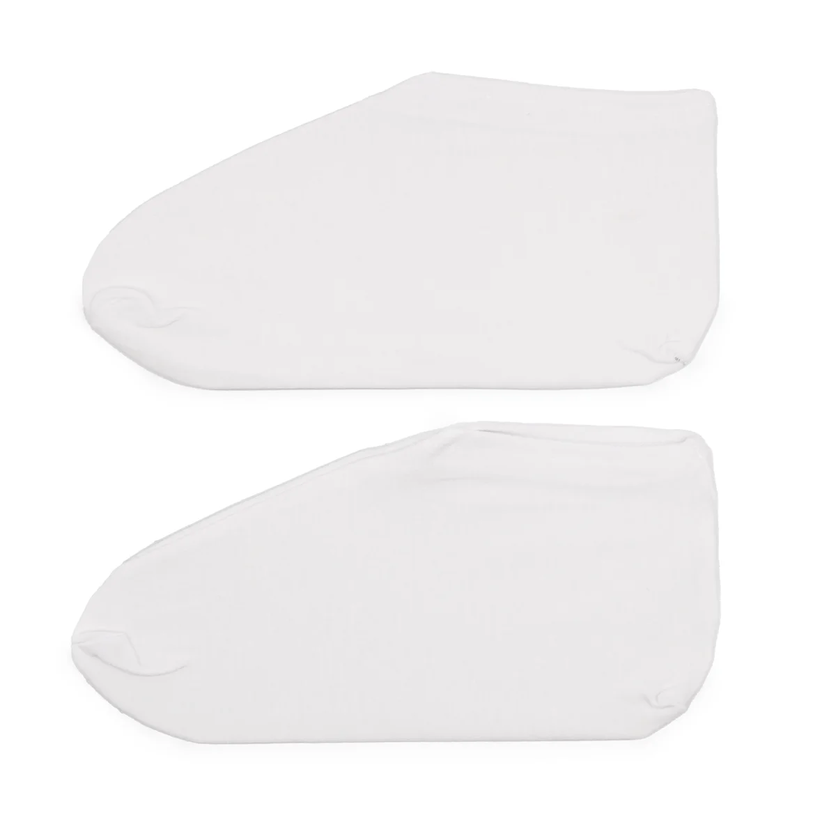 Pair of professional treatment foot care socks displayed flat.