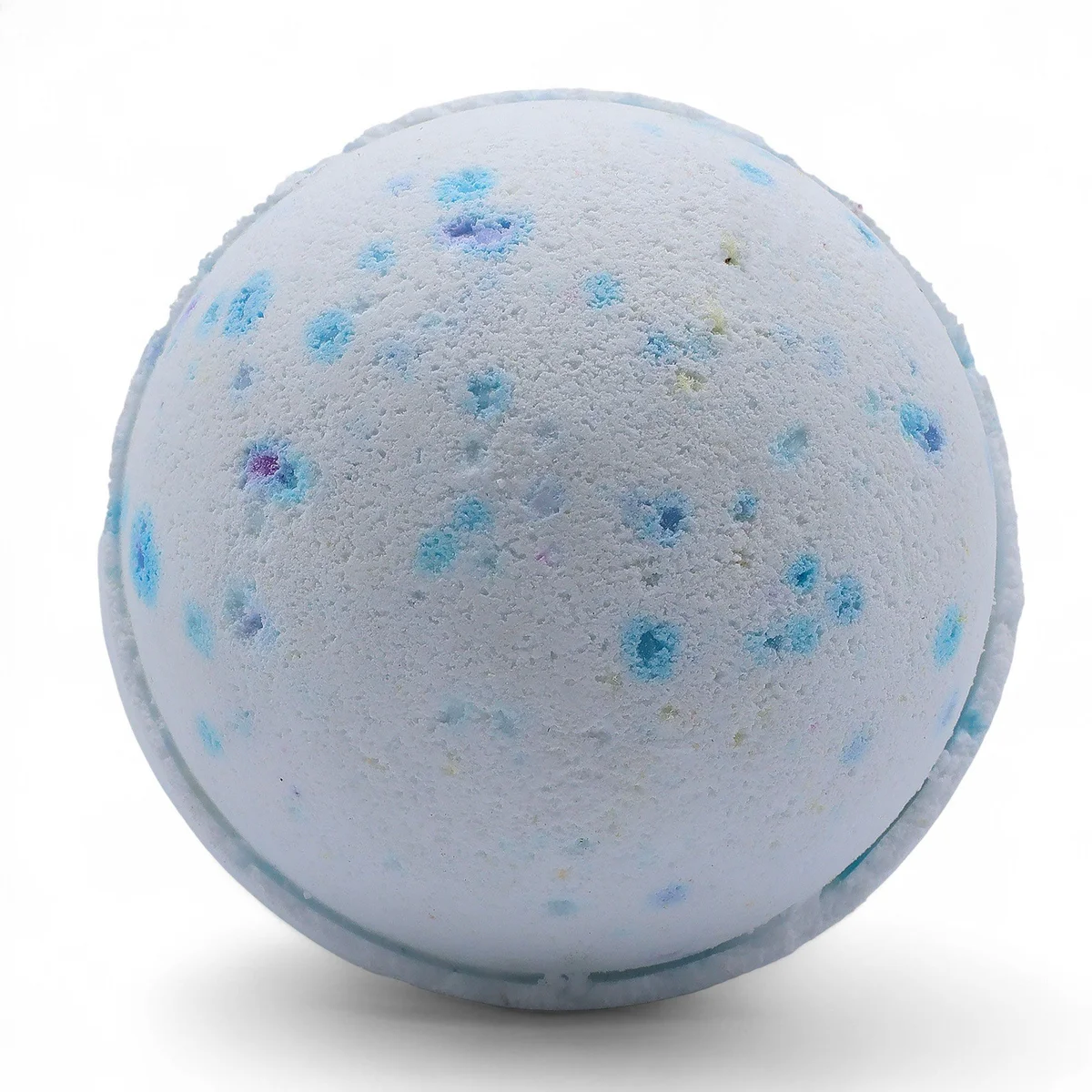 Three ocean bath bombs displayed together in a set.