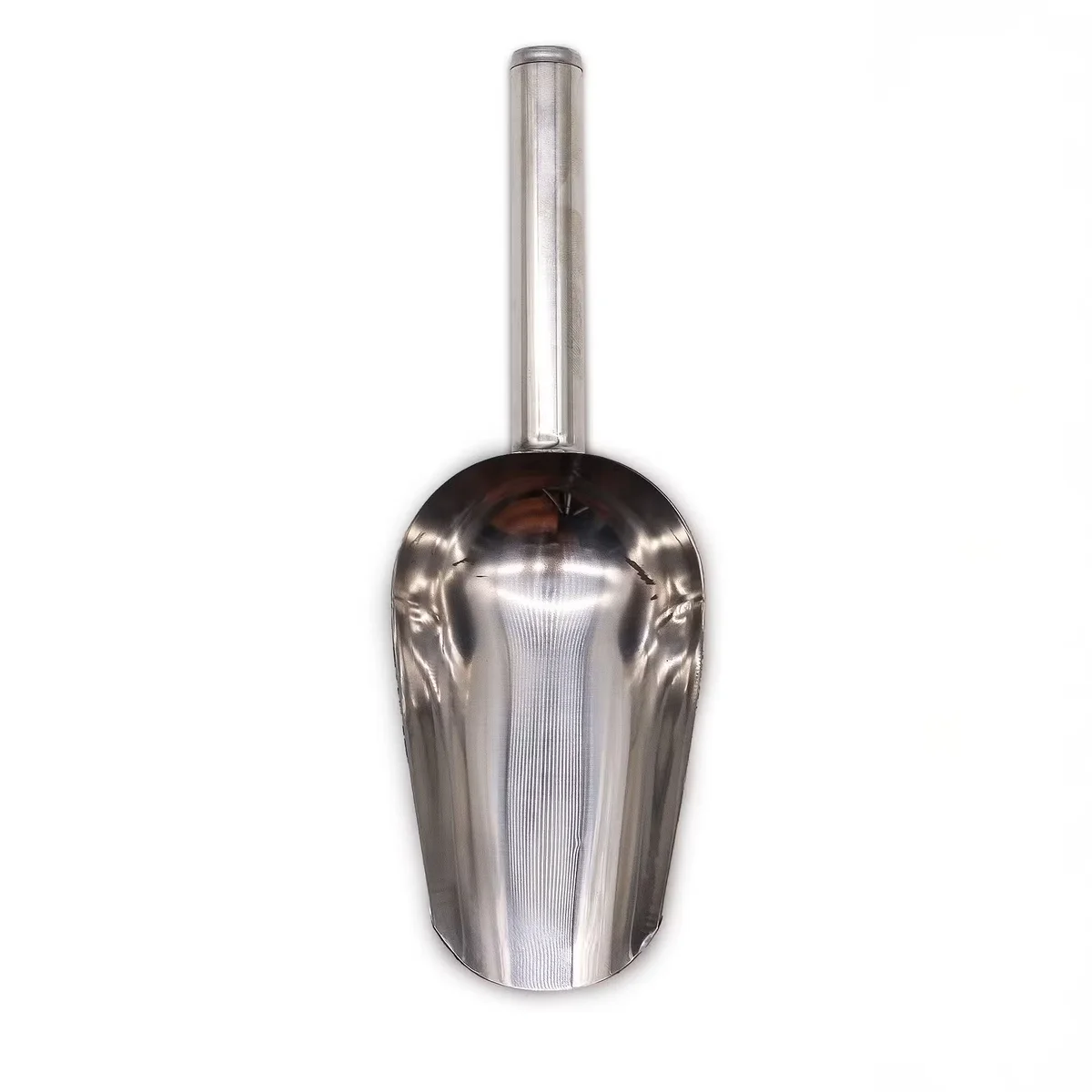 metal serving scoop standing alone