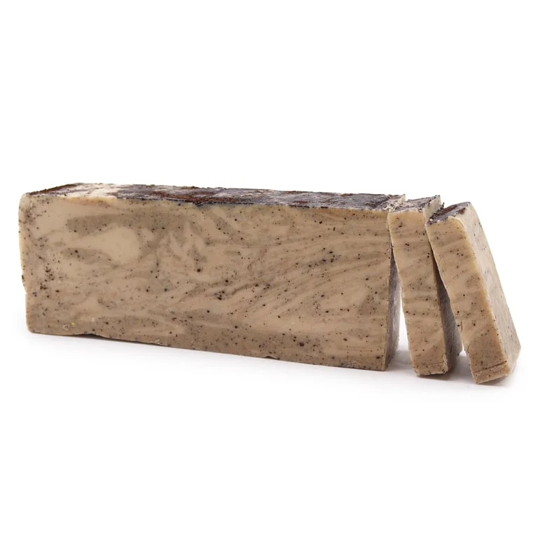 Coconut olive oil soap loaf.