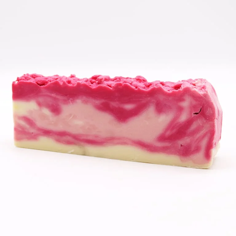 Rosehip soap loaf made with olive oil
