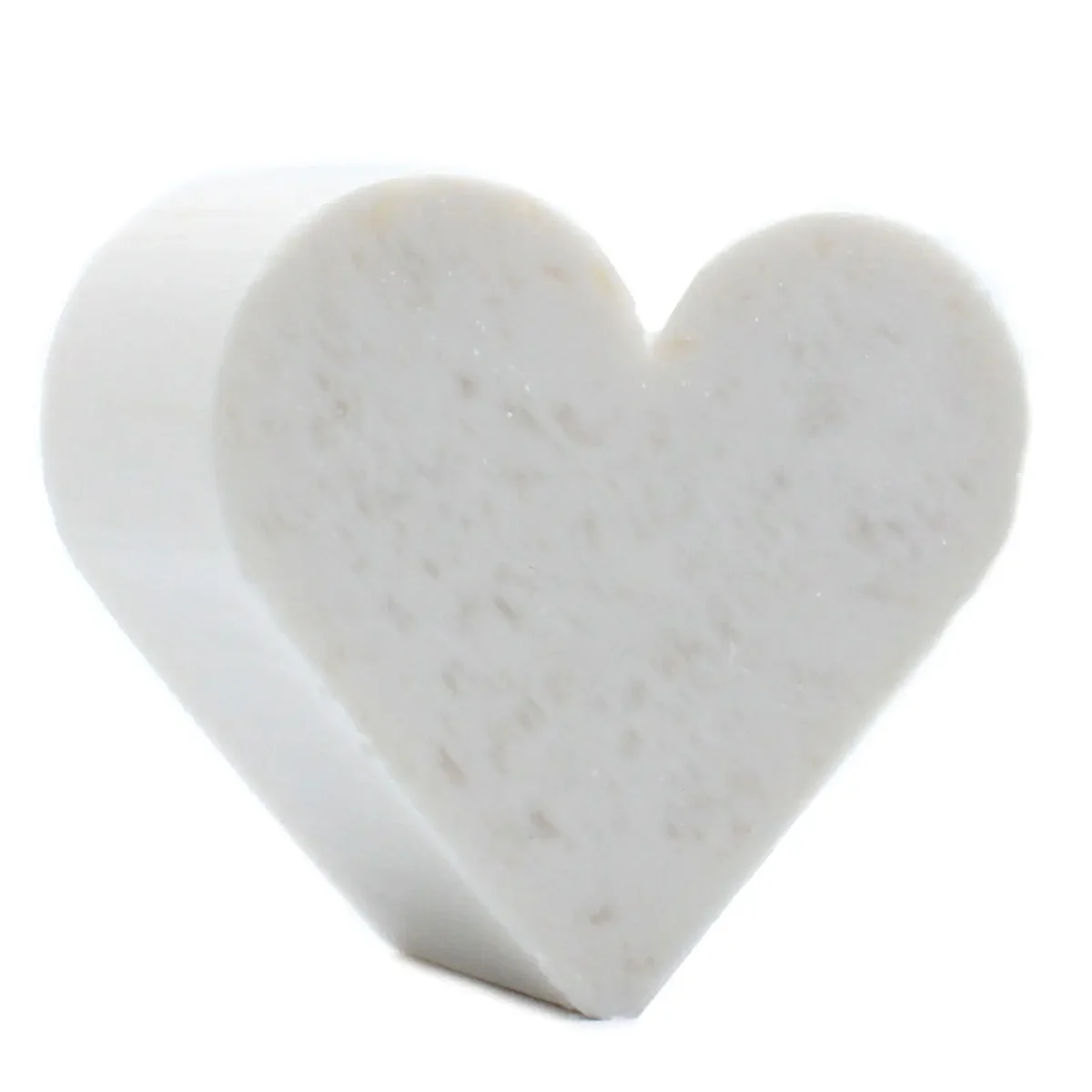 heart shaped coconut hand soap bar