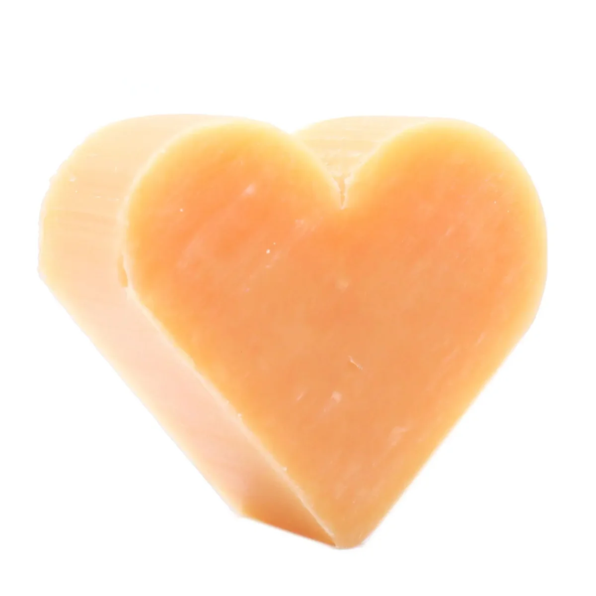 Orange ginger soap bar from Heart Guest, bright orange colour and warm ginger scent.