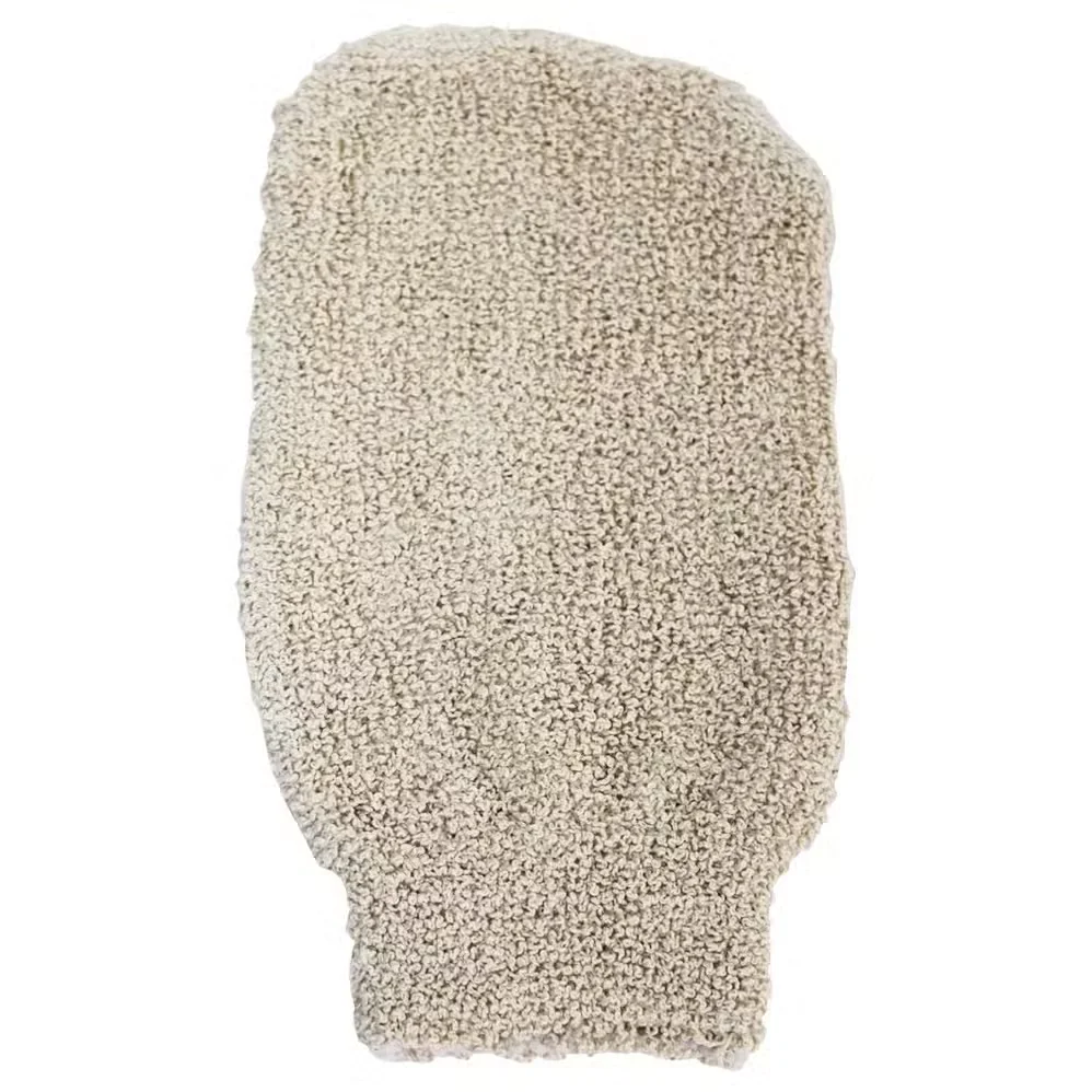 Jute mix mitt in cream colour, featuring woven texture, shown in close‑up.