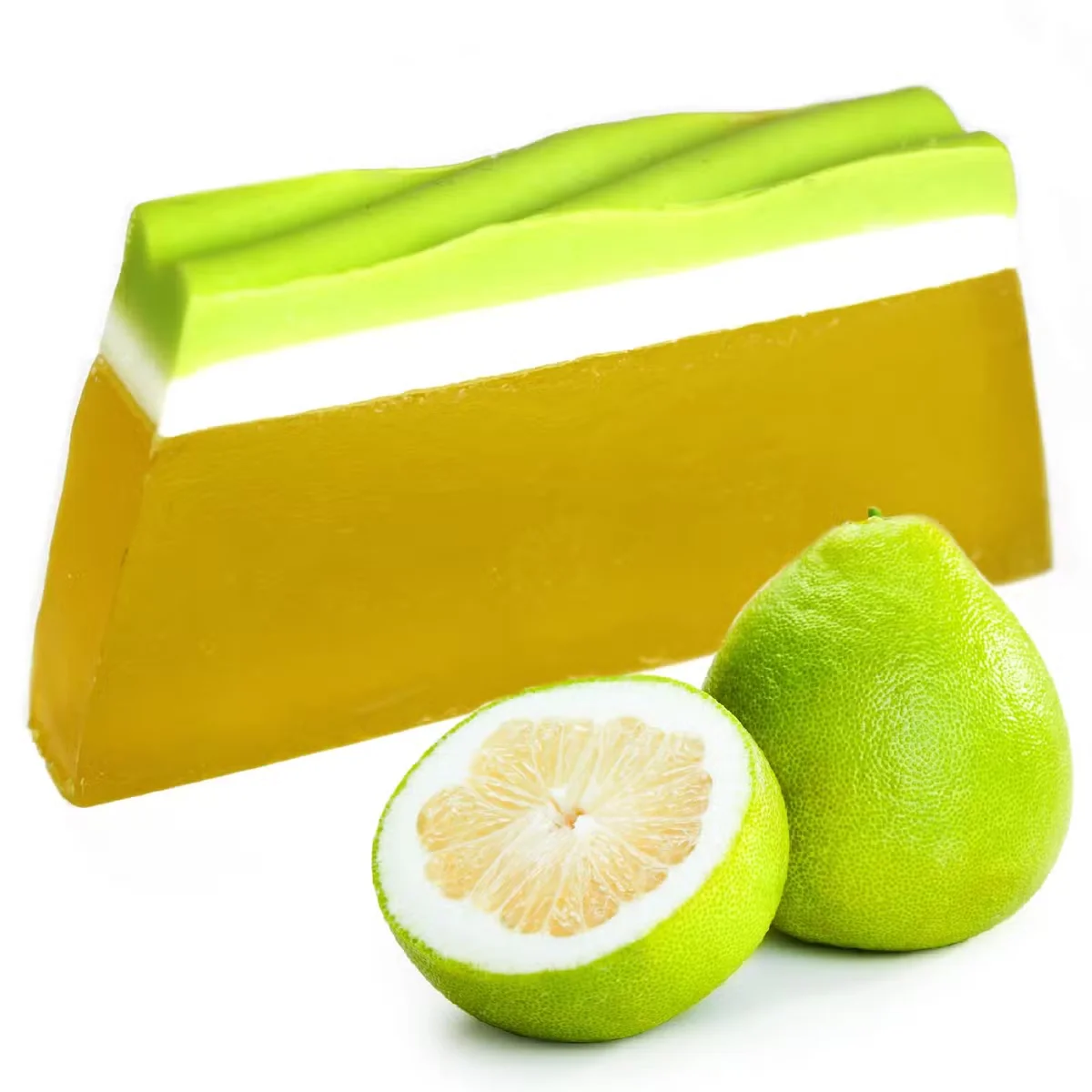 Tropical Paradise pomelo soap loaf.