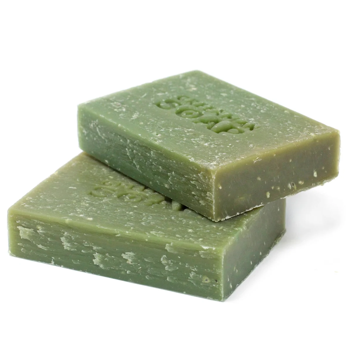 Greenman Soap Slice 100g gardener's scrub bar in green packaging.