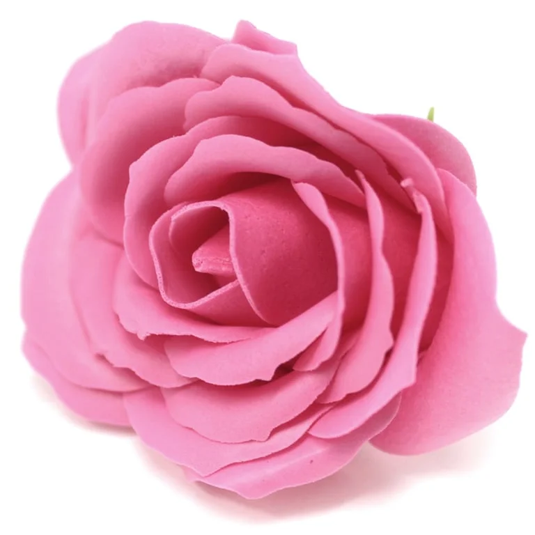 Large soap rose handcrafted shaped like a rose