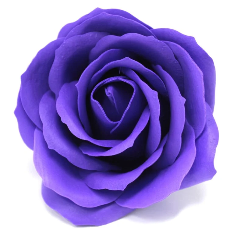 Large violet soap flower from Craft Soap Flowers collection