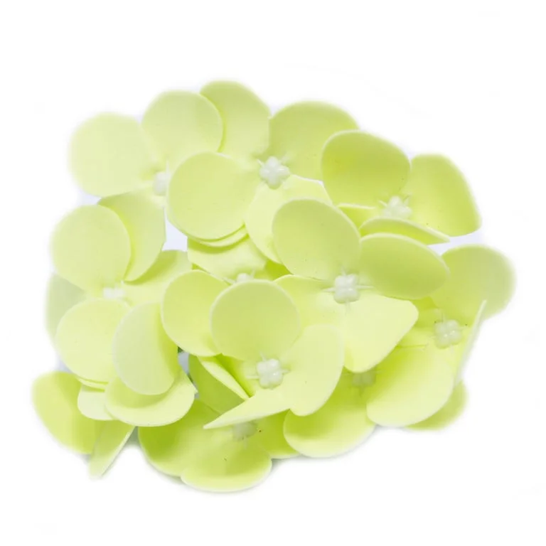 Hyacinth soap flower in spring green, part of craft soap flowers collection