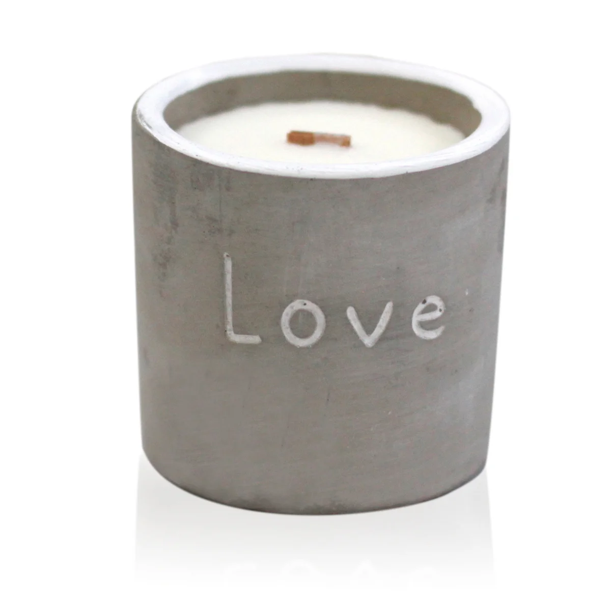 Med Pot Love purple fig and cassis scented ornament in an elegant purple pot
