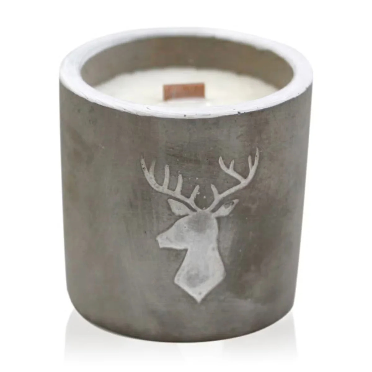 Stag head design woodsmoke fragrance pot – scented with whiskey notes