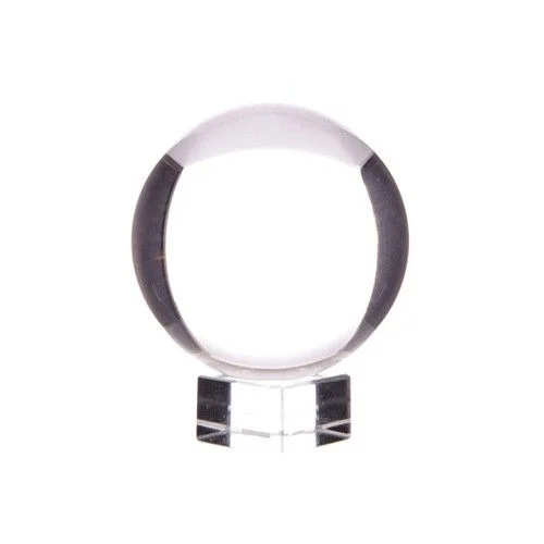 30mm crystal ball ornament set on a stand