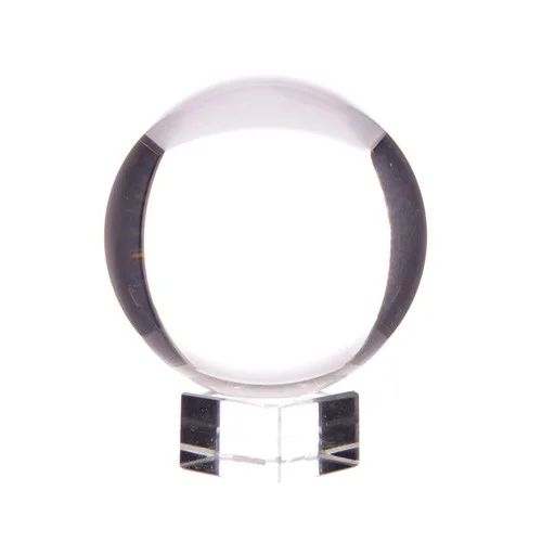 60mm crystal ball resting on a simple stand