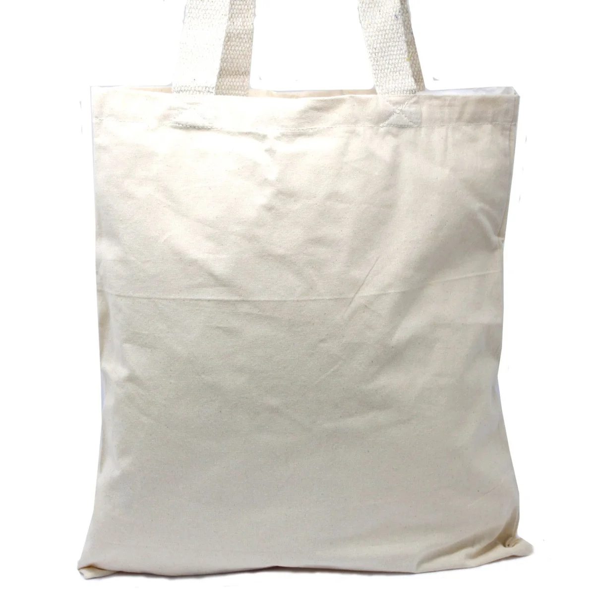 Large natural cotton tote bag, 38x42cm, 6oz cotton.