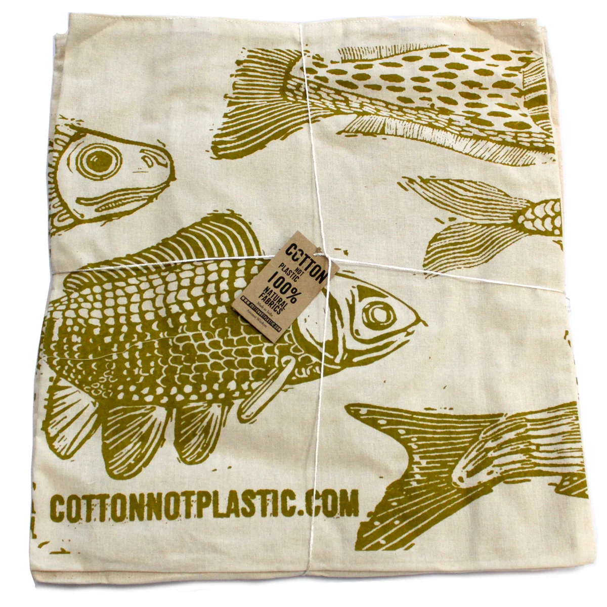 Large cotton bag, 38x42cm, reversible with two designs, 2x4oz