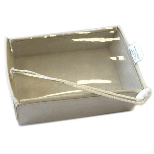 Large flat pack gift box made of cotton, minimal design, ready for packaging.