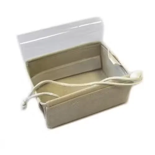 Small cotton flat‑pack gift boxes shown as small gift boxes, stacked neatly to showcase soft texture.