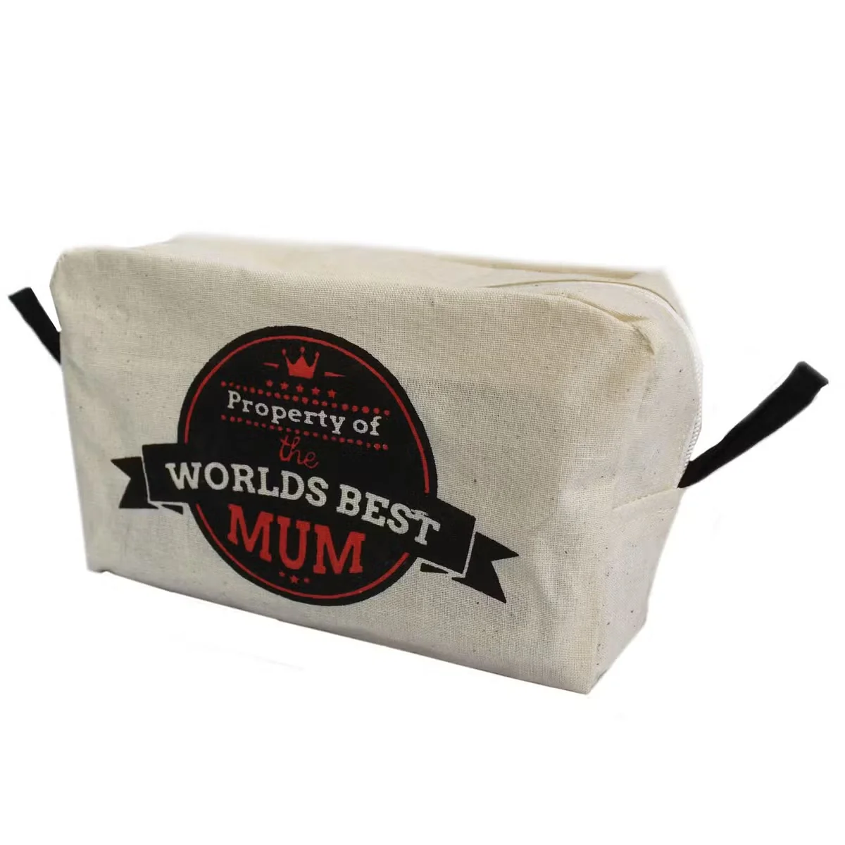 Bathroom toiletry bag titled ‘Worlds Best Mum’