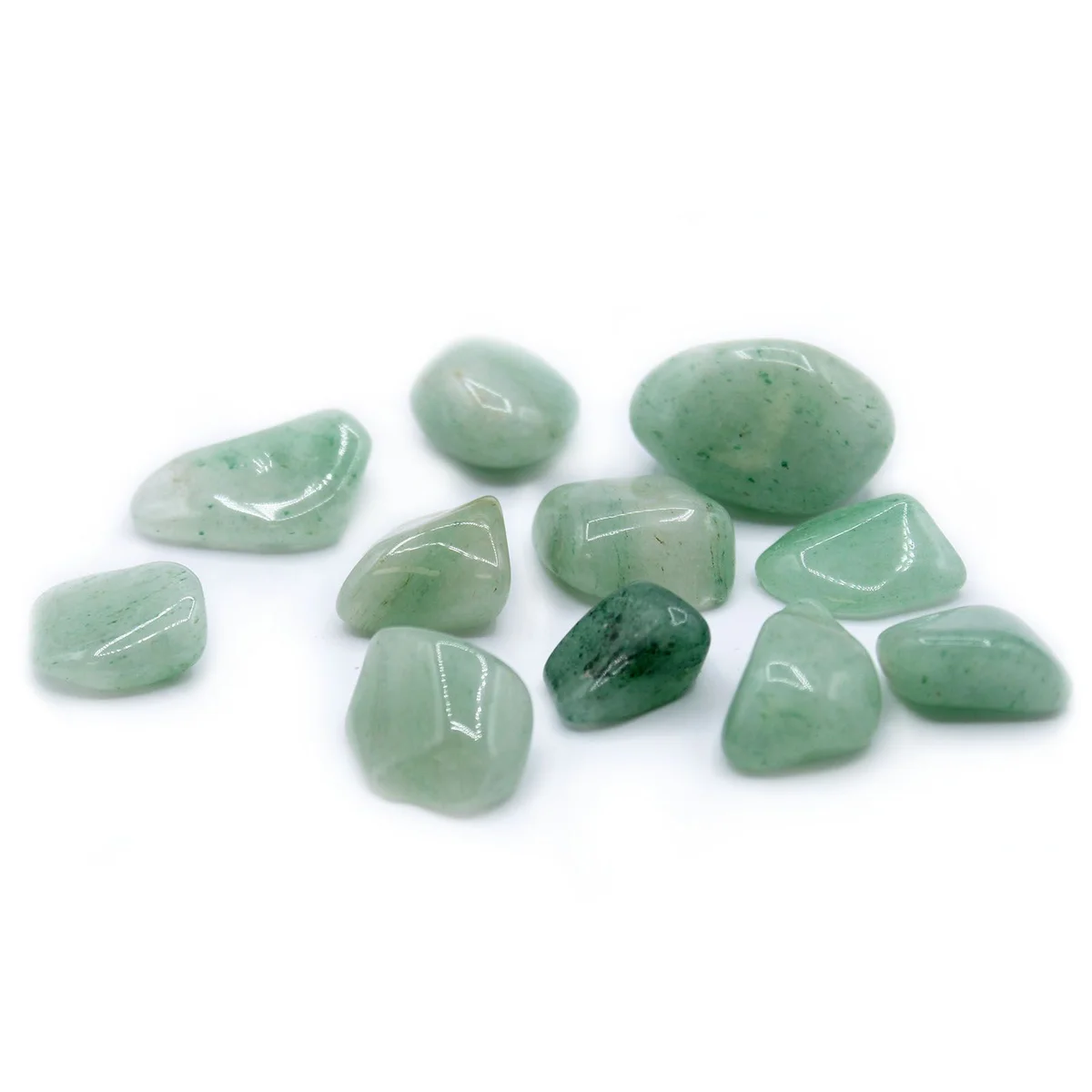 L Tumble Stones – aventurine tumble stones