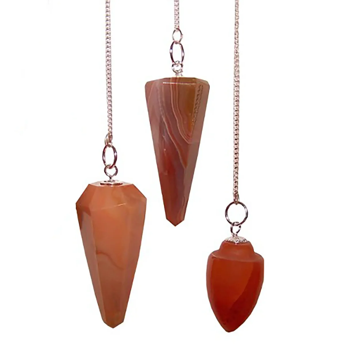 magic pendulum with carnelian stone