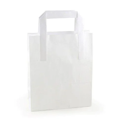 White storage carrier, medium size, 8x13x10 inches, part of SOS carrier set.