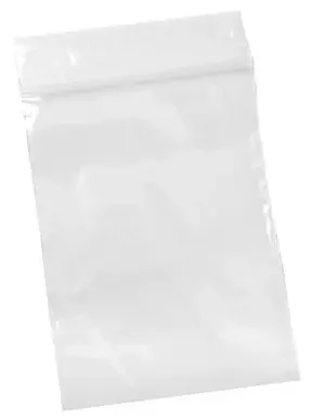Grip seal bags 4 x 5.5 inch in clear plastic, showing multiple bags arranged side‑by‑side.