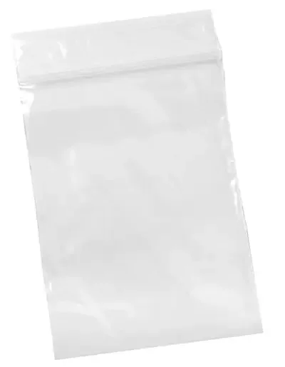Grip Seal Bags 5 x 7.5 inch – clear seal storage bags arranged neatly