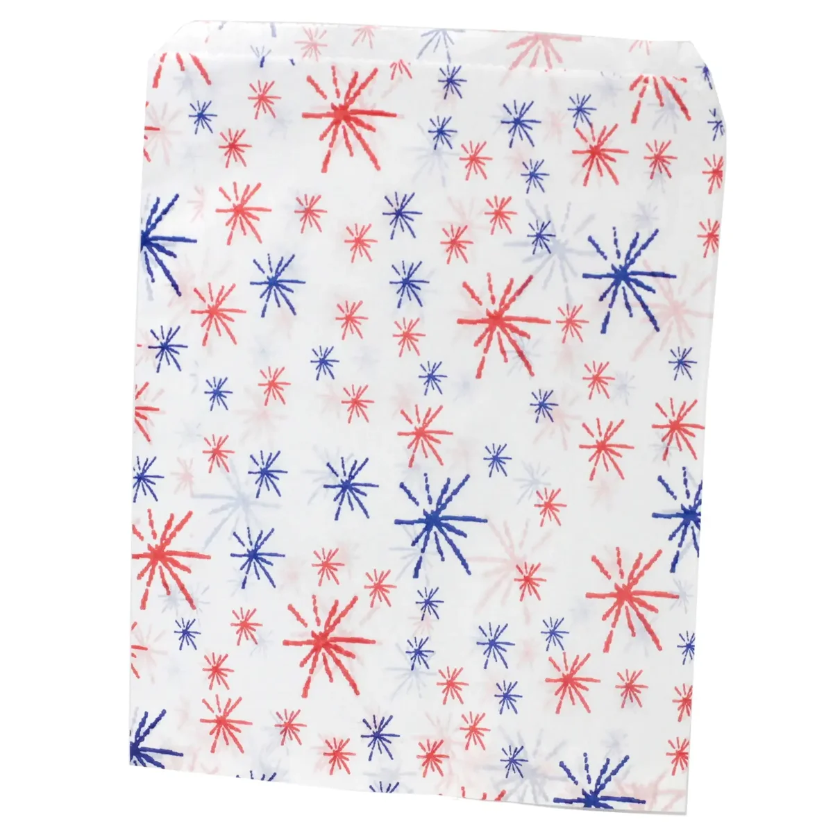 Starburst paper bags, 7 × 9 inches each.